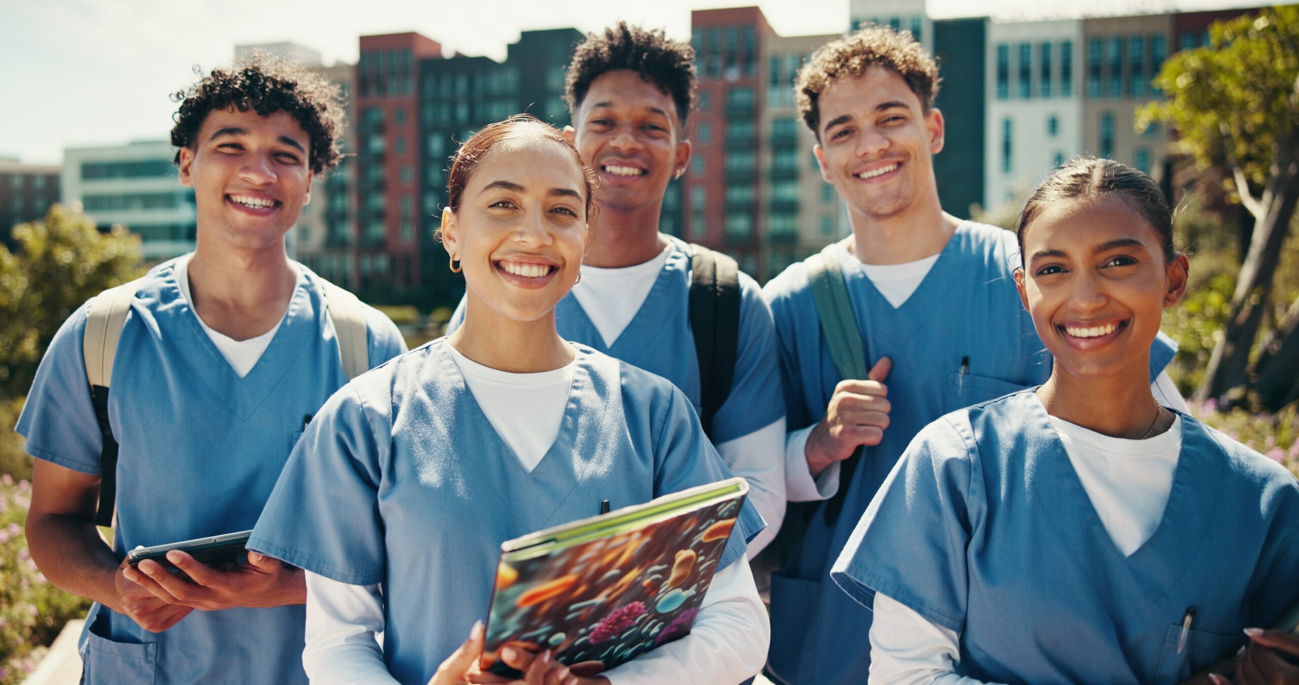 Group,Of,People,,Outdoor,And,Portrait,As,Medical,Student,For Are trade schools worth it?